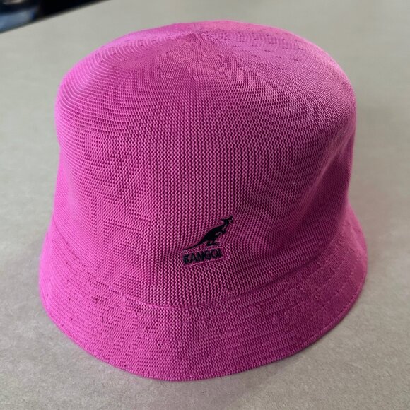 Kangol Blue Tropic Bin Azalea Bucket Hat ASO Emily Cooper in Emily in Paris - Picture 3 of 9